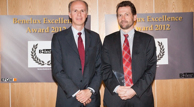 Marc Amblard (CEO EFQM) & Stefan Vanhoof (Smals)