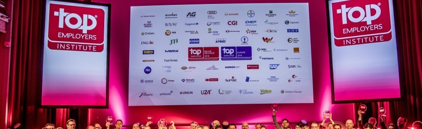Smals à l'occasion d'un événement pour Top Employer